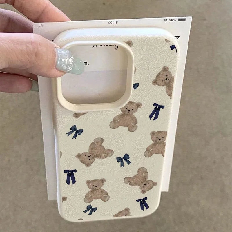 BlueBow Teddy Case π§Έπ