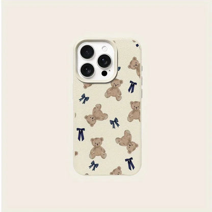 BlueBow Teddy Case 🧸🎀