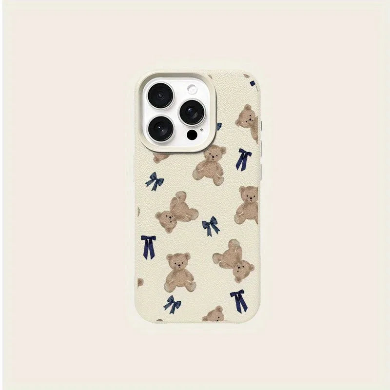 BlueBow Teddy Case 🧸🎀