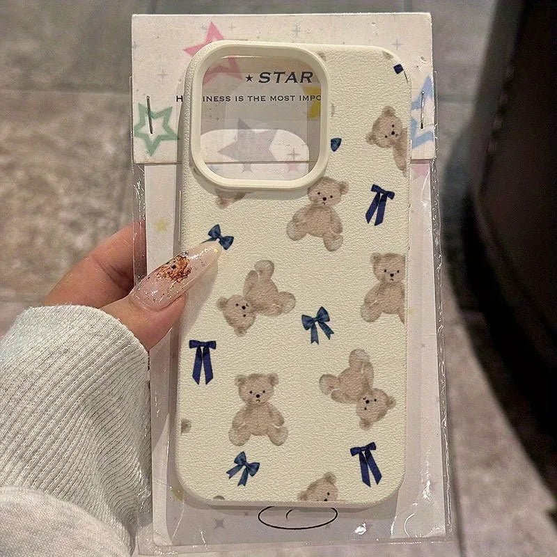 BlueBow Teddy Case 🧸🎀